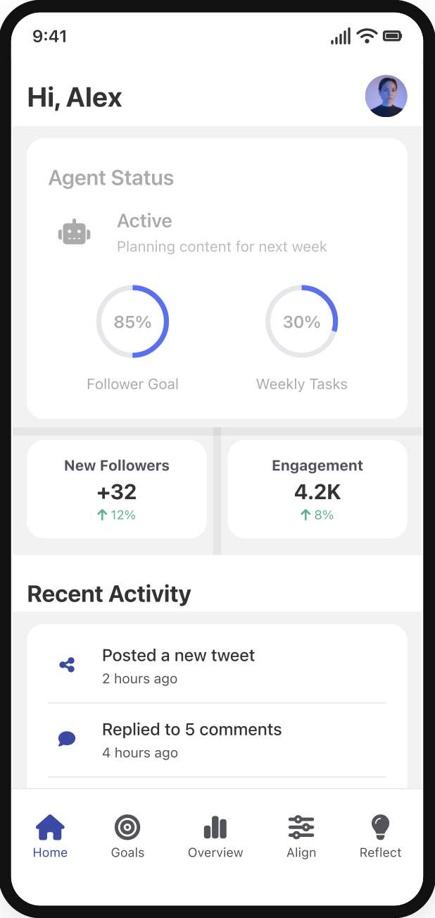 InfluAgent Mobile App